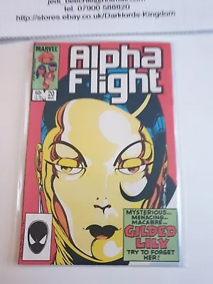Buy Alpha Flight #20 Marvel Comics Mar 1985 John Byrne Rare Vf+ • 2.99£