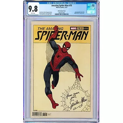 Buy Amazing Spider-Man #75 2021 Marvel CGC 9.8 [Ditko  Hidden Gem  Cover, 1:50] • 98.83£