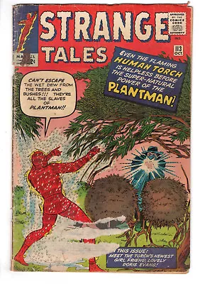 Buy Strange Tales #113 (1963) - Grade 2.0 - Human Torch Battles Plantman! • 31.66£
