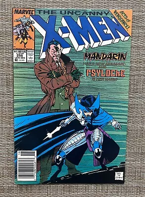 Buy UNCANNY X-MEN # 256 Newsstand, Mandarin & Psylocke, Marvel Comic Book 1989 • 7.19£