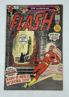 Buy The Flash #208 Neal Adams Cover Kid Flash Elongated Man DC Comics 1971 Bronze • 22.21£