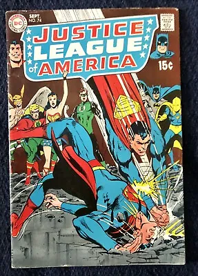 Buy Justice League Of America # 74 (September 1969) Justice Society, Great Condition • 27.56£