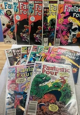 Buy Fantastic Four Marvel Comic Books 1983 #253-265 See Details In Description • 16.60£