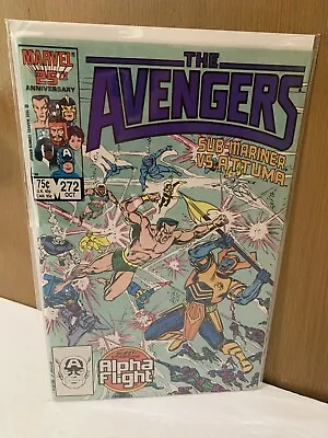 Buy Avengers 272 🔥1986 Alpha Flight App🔥Sub Mariner VS Attuma🔥Comics🔥NM • 5.59£