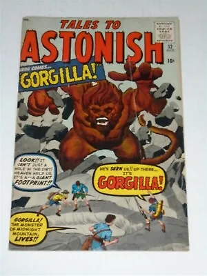 Buy Tales To Astonish #12 Vg (4.0) Marvel Comics October 1960 (sa)** • 89.99£