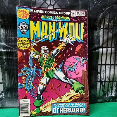 Buy Marvel Premiere #45 1978-Marvel-comic Book-MAN-WOLF FN • 14.23£
