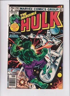 Buy Incredible Hulk (1962) # 250 Newsstand (4.5-VG+) (1876325) Silver Surfer, 1st... • 20.25£