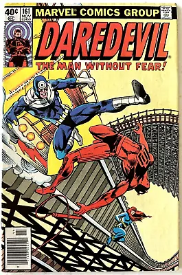 Buy Daredevil #161 VF+ (1979) Early Frank Miller, Bullseye, Black Widow - Newsstand • 28.13£