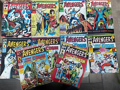 Buy Marvel Comics UK 1975 The Avengers Bundle : Issues #90-99 • 5£