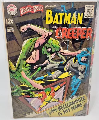 Buy Brave And The Bold #80 Batman & Creeper Neal Adams Cover *1968* 7.0 • 39.41£