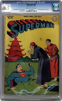 Buy Superman #45 CGC 5.5 1947 1041686003 • 422.25£