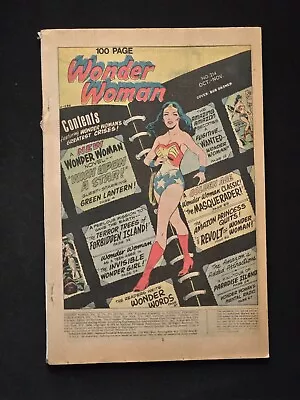 Buy WONDER WOMAN# 214 Oct-Nov 1974 100 Pg Giant Andru/Esposito - Missing Front Cover • 5.55£