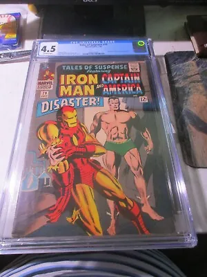 Buy 1966 Tales Of Suspense #79 - Iron Man & Captain America CGC 4.5 • 158.05£