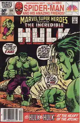 Buy Marvel Super-Heroes (Vol. 1) #104 (Newsstand) VG; Marvel | Low Grade - Hulk 156 • 2.96£
