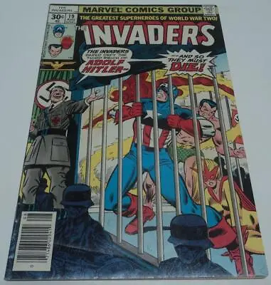 Buy INVADERS #19 (Marvel 1977) HITLER Cover / Story (FN) 1st App New UNION JACK • 6.75£