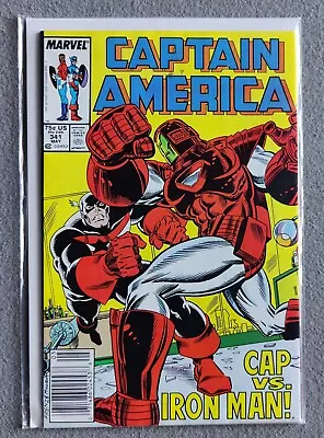 Buy Captain America 341 NEWSSTAND 1st App Lemar Hoskins As Battlestar 1988 • 9.94£