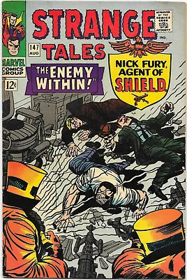 Buy  Strange Tales #147 Marvel 1966 Lee / Kirby-Heck; Ditko,  VG+ • 14.27£