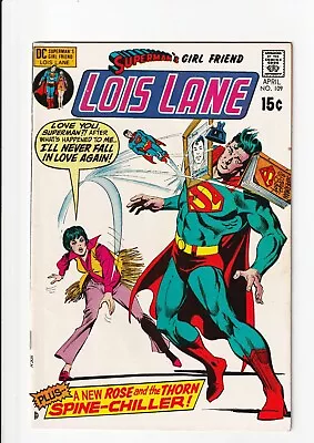 Buy Superman's Girl Friend, Lois Lane #109 Rose & Thorn BEAUTY (DC, 1971) 1st Print • 7.90£