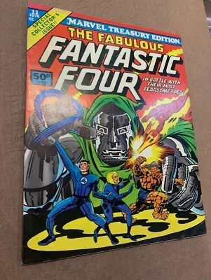 Buy Marvel Treasury Edition. The Fabulous Fantastic Four #11  1976 • 18£