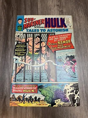 Buy Tales To Astonish #70 Sub-Mariner Begins! Incredible Hulk! 1965 Bagged & Boarded • 28.49£