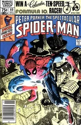 Buy Spectacular Spider-Man Peter Parker #60 VG+ 4.5 1981 Stock Image Low Grade • 3.84£
