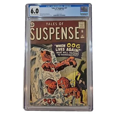 Buy Tales Of Suspense #27 - CGC 6.0 - Cream Off Wht Pgs - Kirby, Ditko & Ayers Art • 473.57£