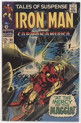 Buy Tales Of Suspense 99 Marvel 1968 VG FN Iron Man Captain America Black Panther • 21.74£