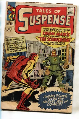 Buy Tales Of Suspense #51 1st Scarecrow-IRON MAN-MARVEL  1964 Comic Book • 76.11£