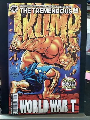 Buy Tremendous Donald Trump #1 Comic Antarctic Press 2018 Hulk Annual 1968 Homage • 7.96£