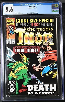 Buy Thor #432 Cgc 9.6, 1991, Vs. Loki • 70.16£