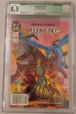 Buy Dragonlance #1 CGC 8.5 White Pages TSR D&D AD&D • 39.98£