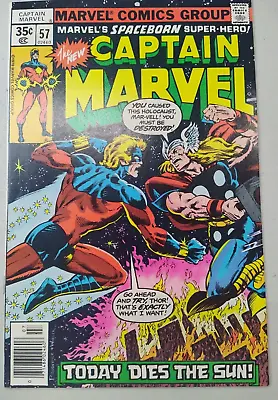 Buy Captain Marvel #57 Marvel 1978 Comic Book Newsstand • 12.85£