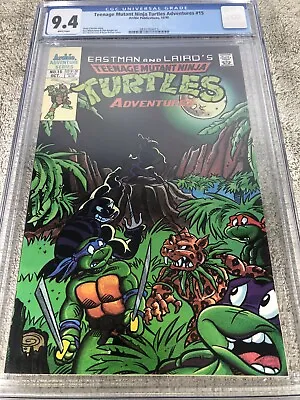 Buy Teenage Mutant Ninja Turtles Adventures 15 CGC 9.4 Eastman 10/1990 • 79.05£