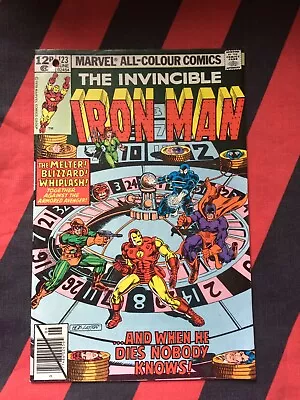 Buy The Invincible Iron Man 123 June 1979 Marvel Comics Casino Fatale! • 4£