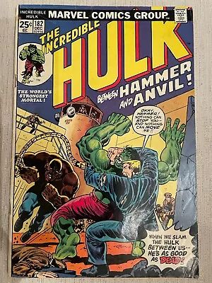 Buy Incredible Hulk #182 (1974) Marvel VG/ 4.0+ 3rd Wolverine Bronze Key BIG Auction • 86.58£