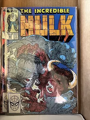 Buy Marvel Comics - The Incredible Hulk - Lot Of 3 #341-343 1987 • 12.06£