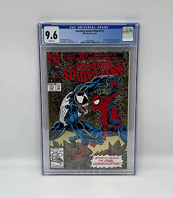 Buy Amazing Spiderman #375 CGC 9.6 White Pages Gold Foil Venom • 62.40£