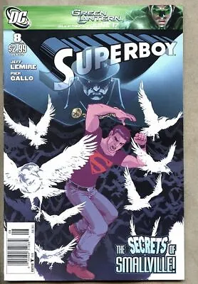 Buy Superboy #8-2011 Vg/fn 5.0 Newsstand Variant Cover DC Comics Jeff Lemire • 4.73£