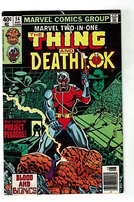 Buy Marvel Two-In-One #54, VG/FN 5.0, 1st Appearance Songbird; Thing, Thundra • 9.59£