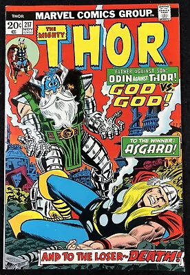 Buy Thor (1966) #217 NM (9.4) Thor Vs Odin • 79.15£
