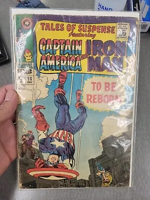 Buy Marvel Comic Tales Of Suspense #96 Iron Man & Captain America Grey Gargoyle 1967 • 7.13£