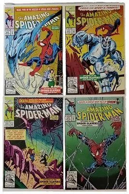 Buy Amazing Spider-Man 368 & 372 (NM-) + 371 & 373 (VF/NM) Black Cat App White Pages • 9.59£