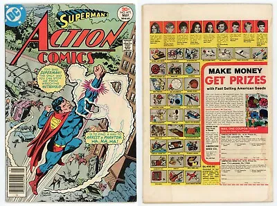 Buy Action Comics #471 (GD+ 2.5) 1st App Faora Hu-Ul Superman FLASH MOVIE 1977 DC • 7.91£
