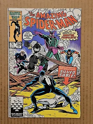 Buy Amazing Spider-Man #280 Silver Sable Marvel 1986 FN/VF • 7.19£