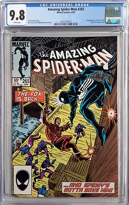 Buy 🕸amazing Spider-man #265 Cgc 9.8*(1985 Marvel)*1st App. Of Silver Sable*#7014🕷 • 217.41£
