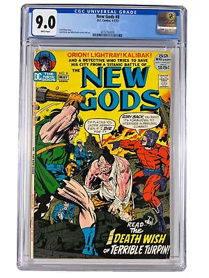 Buy New Gods 8 CGC 9.0 White Pages DC Comic Jack Kirby Story And Art • 78.65£