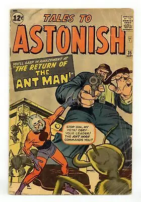 Buy Tales To Astonish #35 GD+ 2.5 1962 1st App. Ant-Man In Costume • 279.87£