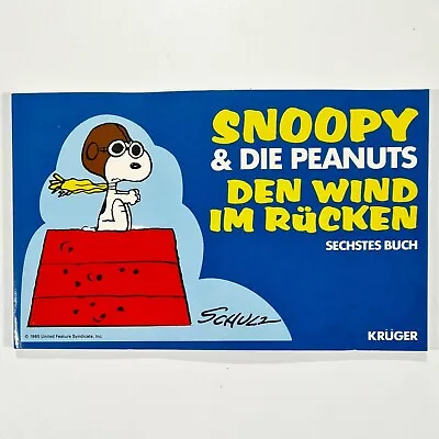 Buy ©1986 Kruger Verlag SNOOPY & DIE PEANUTS #6 Dt Z1 Charlie Brown Woodstock Schulz • 8.47£