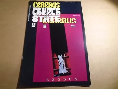 Buy CEREBUS : CHURCH AND STATE #1 Dave Sim Aardvark Comics 1991 VF • 1.25£