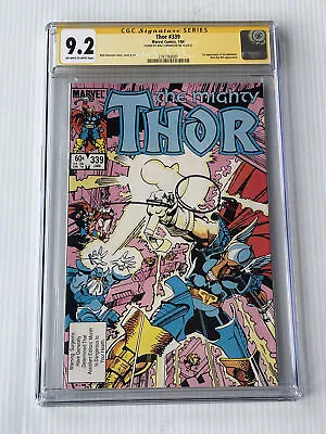 Buy Walt Simonson Signed Autographed Thor 339 Stormbreaker Marvel Comics CGC 9.2 • 148.23£
